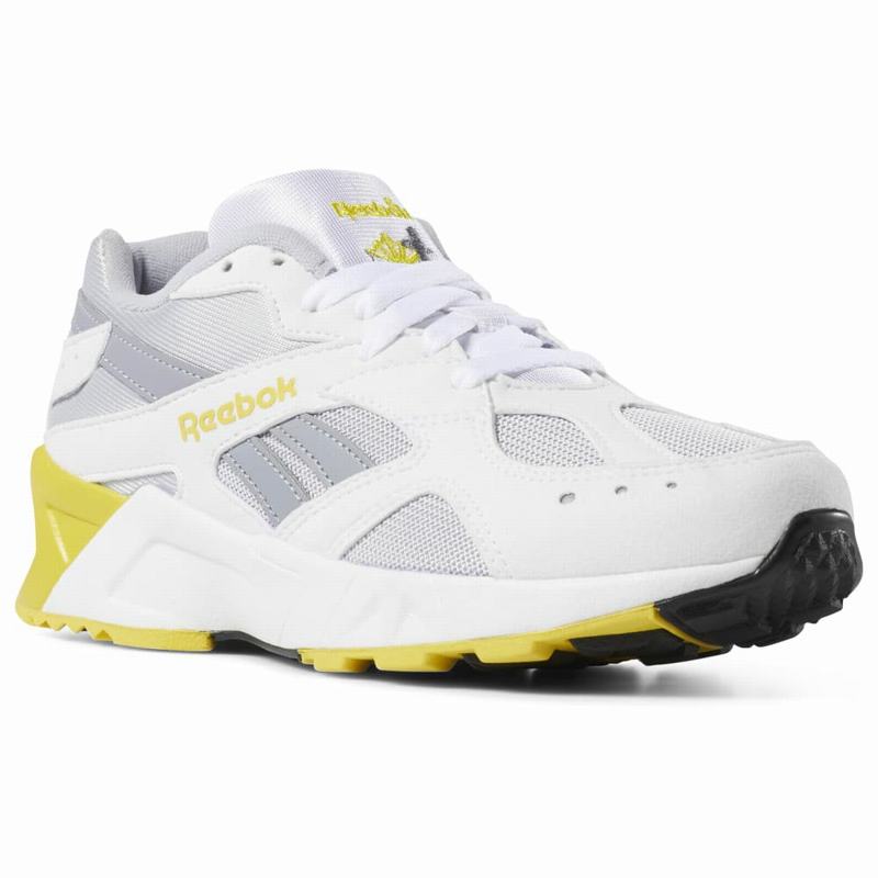 Reebok Aztrek Tenisky Damske - Biele/Siva/Citrón KN7642PR